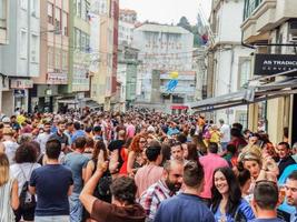 Mugardos, A Coruna, Galicia, Spain Octopus party 07-14-2018 photo