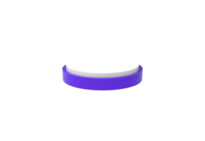 elemento de forma de podio 3d png