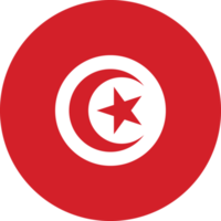 Circle flag of Tunisia. png