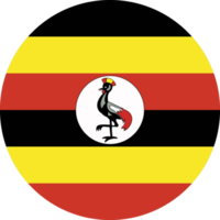 cerchio bandiera di Uganda. png