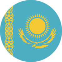 Circle flag of Kazakhstan. png