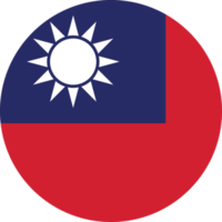 bandeira de círculo de taiwan. png