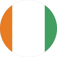 bandera circular de Costa de Marfil. png