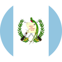 cirkel flagga av guatemala. png
