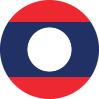 cirkel flagga av laos. png