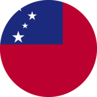 cirkel flagga av samoa. png