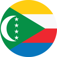 cirkel flagga av Komorerna. png