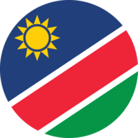 cirkel flagga av Namibia. png