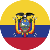 cerchio bandiera di ecuador. png