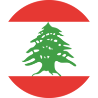 Circle flag of Lebanon. png