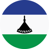 cirkel flagga av lesotho. png