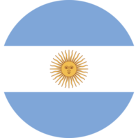 cirkel flagga av argentina. png