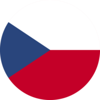 cirkel flagga av tjeckiska. png