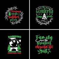 Christmas Sublimation Bundle Design vector