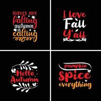 Fall OR Autumn Sublimation Bundle vector