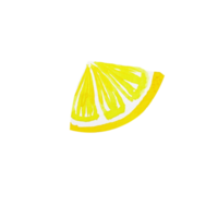 acquerello agrume Limone fetta png