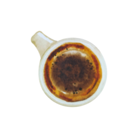 Watercolor cup of coffee png