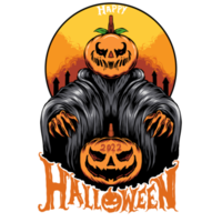 Halloween-T-Shirt-Design Png-Datei png