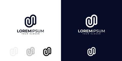 Letter U logo design inspiration vector