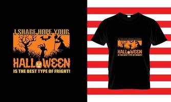 I SHARE HOPE YOUR...HALLOWEEN T SHIRT vector