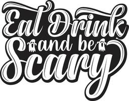 Best Halloween T-shirt design vector