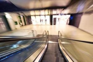 Shopping mall  escalators photo