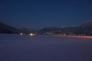 winter mountain landscape photo