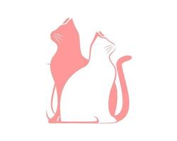 3,000+ Two Cats Stock Illustrations, Royalty-Free Vector Graphics