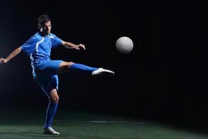 Soccer player view photo