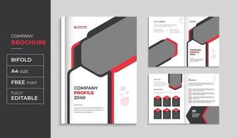 Corporate brochure and company profile annual report cover design template set vector