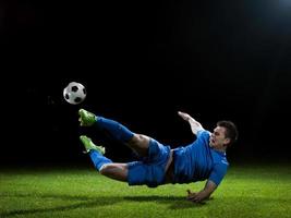 Soccer player view photo