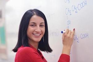 retrato de mujer educación foto