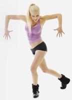 woman fitness isolated photo