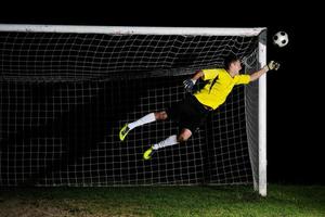 vista de jugador de futbol foto