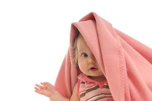 baby blanket isolated photo