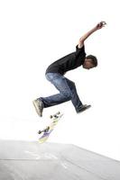 Skate boarder portrait photo