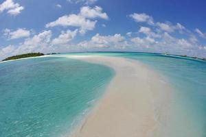 Tropical beach view photo