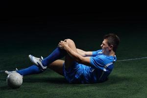 Soccer player view photo