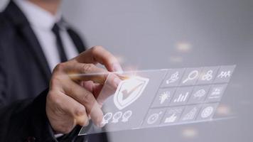 Quality assurance standard and certification. Certified internet businesses and services. Compliance to international guarantee. Concept for QA management and ISO certification organization service photo