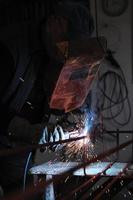 Welder at work photo