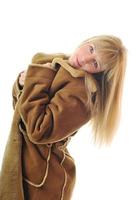 woman winter coat photo