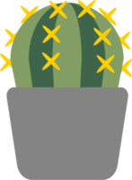 Simplicity cactus plant flat design. png