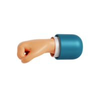 3d hand stansa gest png