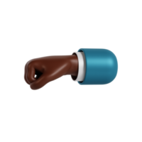 3d hand stansa gest png