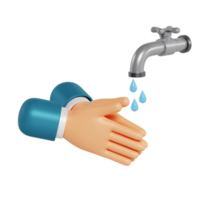 3d hand wash png