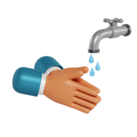 3d hand wash png