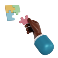 3d hand- houden decoupeerzaag puzzel png