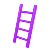 Icono simple de escalera 3D png