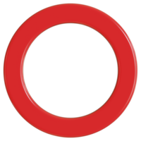 3D circle icon for presentation png