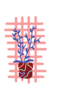 dekoratives ästhetisches Blatt png